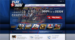 Desktop Screenshot of play2wincasinos.com